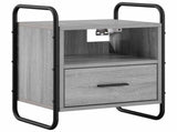 Hanging Bedside Cabinet 2 pcs Grey Sonoma 40 x 30 x 50 cm 8013561