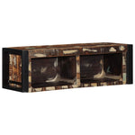 TV Cabinet Multicolour 80x30x25 cm Solid Wood Reclaimed 4015934