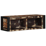 TV Cabinet Multicolour 80x30x25 cm Solid Wood Reclaimed 4015934