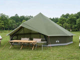 Tipi Tent Olive Green 500 x 500 x 300 cm Polyester and Steel 42029032