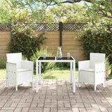 Garden Chair 2 pcs White 53 x 49 x 85 cm Polypropylene 847462