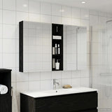Bathroom Cabinet Set 3 pcs 120 x 14.5 x 70 cm Engineered wood 3403745