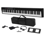 GPP-106 88 Key Folding Piano Semi-Weighted Standard Keyboards Digital Piano with MIDI Bluetooth, 41603756