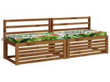 2-Piece Bench Cushions SOEST 2 pcs 100% Polyester Multicolour 949871