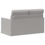 2 Seater Sofa Cloud Grey 130 x 81 x 82 cm Fabric 42041053