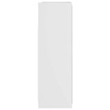 Bathroom Mirror Cabinet White 62.5x20.5x64 cm Engineered Wood 803308