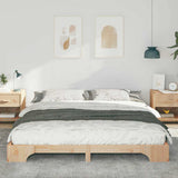 Bed Frame Brown 180 x 210 cm Solid Pine Wood 872905
