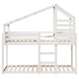 Bunk Bed without Mattress White 75x190 cm Small Single Solid Wood Pine 3281968
