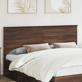Headboard with Headboard Brown Oak 180 cm Engineered wood 887733