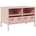 ZNTS TV Cabinet Pink 68x39x43.5 cm Cold-rolled Steel 851317