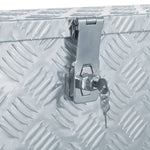 Aluminium Box 80.5x22x22 cm Silver 142937