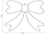 LED Rope Light Bow LOVIISA 70 LEDs Warm White 50 x 51 cm 42053475