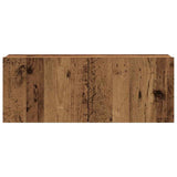 Wall Mounted TV cabinets 4 pcs Old Wood Engineered Wood 3328947