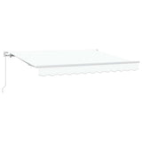 Retractable Awning White 300 x 200 cm Fabric 3329579