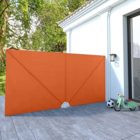 Collapsible Terrace Side Awning Terracotta 400x200 cm 44574