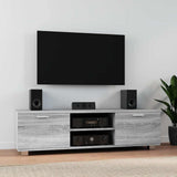 TV Cabinet Grey Sonoma 140x40,5x35 cm Engineered Wood 342627