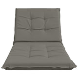Sunlounger Cushion GEMERT 100% Polyester Grey 190 x 90 x 9 cm 947466