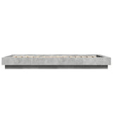 Bed Frame without Mattress Concrete Grey 90x200 cm 3281213