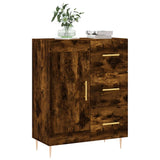 ZNTS Sideboard Smoked Oak 69.5x34x90 cm Engineered Wood 830249