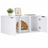 Cat Crate Furniture White 100 x 49 x 45 cm Engineered Wood 8014759