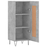 Sideboard Concrete Grey 34.5x34x90 cm Engineered Wood 830440