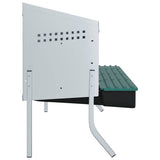 Chicken Nesting Box 4 Compartments with Legs Galvanised Steel 4104905
