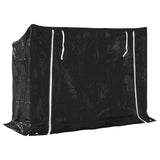 Firewood Rack with Rain Cover 151x60.5x110.5 cm Galvanised Steel 4104941