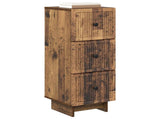 Drawer Cabinet Old Wood 33 x 34.5 x 90 cm Engineered Wood 893933