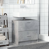 Sink Cabinet Concrete Grey 59x37x59 cm Engineered Wood 848111