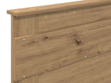 Bed Frame with Drawer Artisan Oak 100 x 200 cm Engineered Wood 3410026