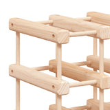 Wine Rack for 20 Bottles 46.5x23x46.5 cm Solid Wood Pine 353751