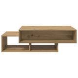 Coffee Table Artisan Oak 105x55x32 cm Engineered Wood 856671