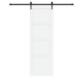 Sliding Door Manual ORKDAL White 78 x 232 cm Solid pine wood 3333811
