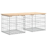 Garden Bench Gabion Design 103x44x42 cm Solid Wood Pine 834338