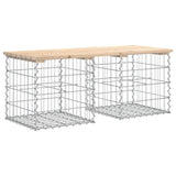 Garden Bench Gabion Design 103x44x42 cm Solid Wood Pine 834338