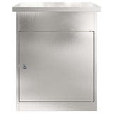 Parcel Drop Box Silver 47.5 x 38 x 59 cm Stainless Steel 874944