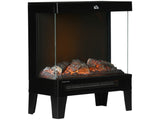 180&deg Charming Electric Fireplace Heater, Quiet Freestanding Stove with LED Flame Effect, T3398P422924