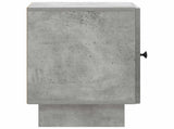 Bedside Cabinet Concrete Grey 43 x 34.5 x 50 cm Engineered Wood 893881