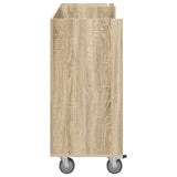 Golf Cabinet with Wheel Plain Sonoma Oak 120 x 45 x 98 cm 899473