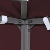 2-Tier Gazebo Top Cover 310 g/m 4x3 m Bordeaux 44761