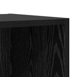 TV Cabinet Set Wall-mounted 2 pcs Black Oak 37 x 37 x 142.5 cm 3393526