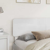 Headboard Gloss White Engineered wood 888511