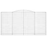 Arched Gabion Basket 400x50x200/220 cm Galvanised Iron 153540