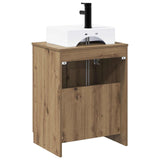 Bathroom Furniture Set Artisan Oak Engineered Wood 3404257