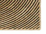 Area Rug Black 60 x 250 cm Jute 42010732
