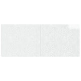 Wall-Mounted Headboard DELFT High Gloss White Engineered Wood 897189