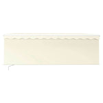 Manual Retractable Awning with Blind&LED 4x3m Cream 3069302