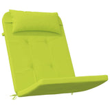 Chair Cushions Plain 2 pcs Bright Green 58 x 77 x 4.5 cm 361841