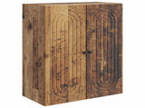 Wall-Mounted Cabinet Old Wood 66 x 34.5 x 90 cm Engineered Wood 898063
