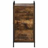 Sideboard Smoked Oak 40 x 33 x 80.5 cm Engineered Wood 8013790